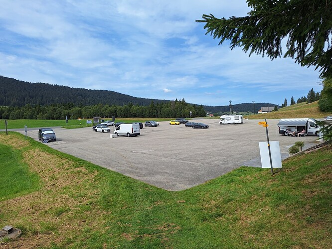 Stellplatz am Lac des Tailleres